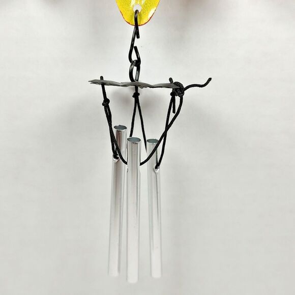 Hanging Sunflower Flower Metal Wind Chime Multicolor Garden Decor Ornament - Picture 5 of 8
